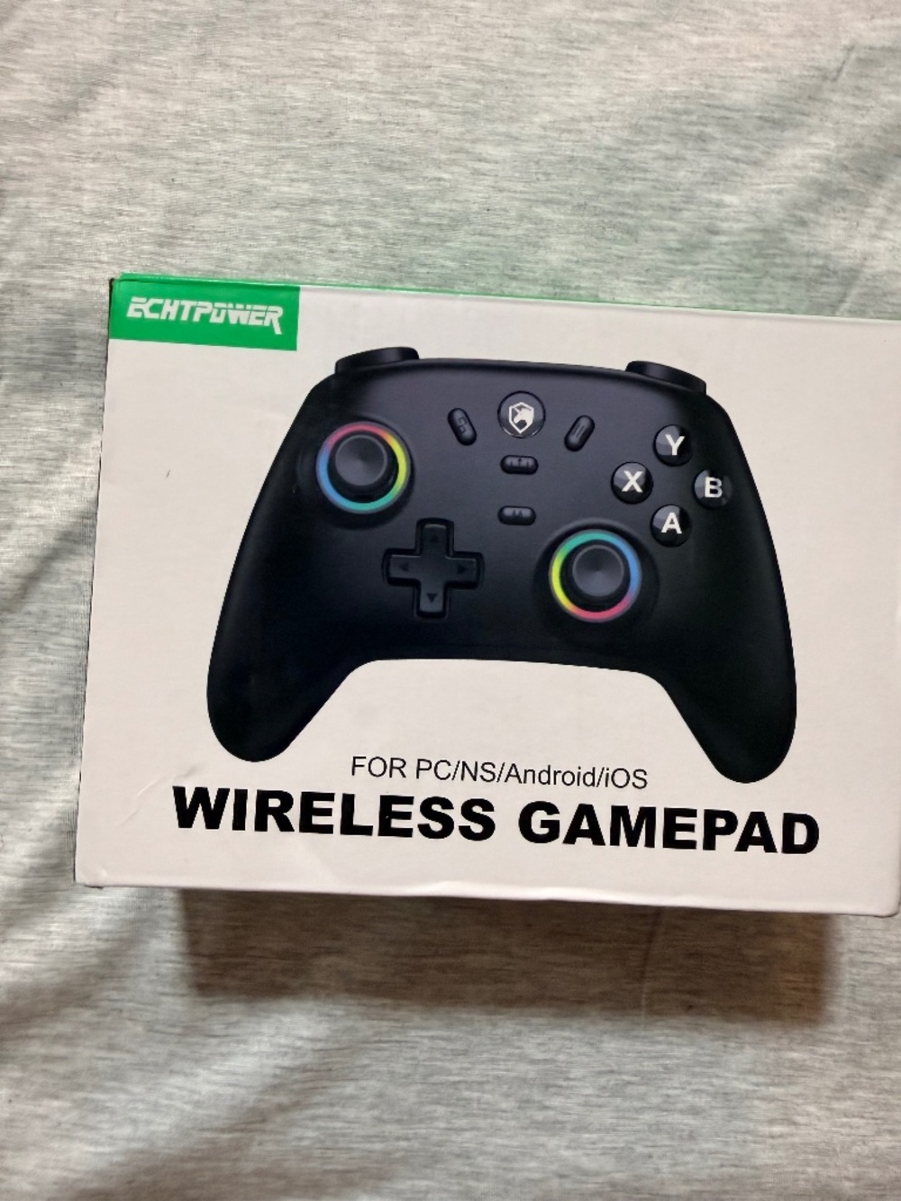 ECHTPOWER EP01 Wireless Gaming Controller Hall Effect RGB PC Switch Android iOS